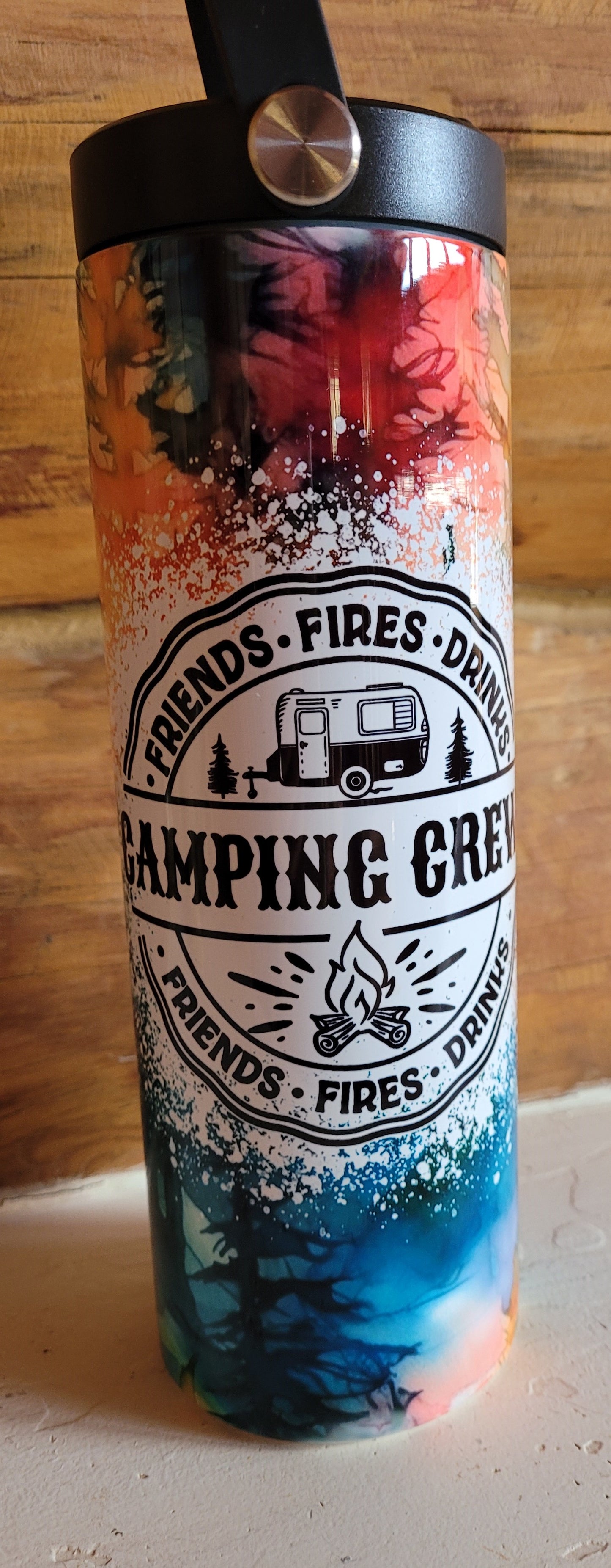 Friends & Fire Camping Crew 20oz Water Bottle